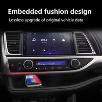 Soporte de Carga Inalámbrico Certificado para Teléfono, Fabricado en China, Carga Rápida para Toyota Alphard Weilfa 2015+, ABS+PC, Superventas