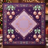 Nouvelle Arrivée Tapis de Mahjong de Noël Casse-Noisette Danseuse de Ballet Personnalisé Antidérapant en Caoutchouc pour Jeux de Poker et Jeux de Société Amusants