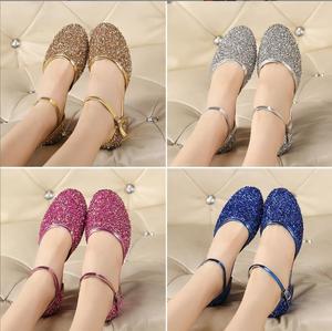 <span class=keywords><strong>Sandali</strong></span> bambina strass latino scarpe <span class=keywords><strong>da</strong></span> <span class=keywords><strong>ballo</strong></span> per bambini tacco alto principessa Glitter pelle traspirante antiscivolo scarpe - Product Image 5