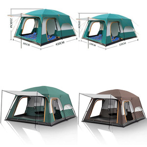 Four Season Waterproof and Sunscreen Oxford Cloth Material Outdoor 5-10 Person <strong>Tent</strong> Camping Large <strong>Tent</strong> - Product Image 5