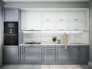 2025 New Arrival Modern Modular Kitchen Cabinets Prefab Integrated Smart Cuisine Lacquer Door Panel Drawer Basket Accessories - Product Image 3