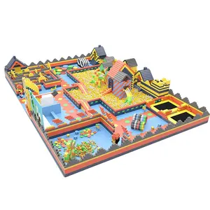 Bettaplay वाणिज्यिक सुरक्षा खेल का मैदान खिलौने रंगीन बड़े बच्चों के EPP इमारत ब्लॉकों