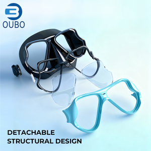 Masque de plongée en verre trempé imperméable à double lentille certifié CE pour la pêche, la plongée libre et la plongée sous-marine Lunettes de plongée - Product Image 3