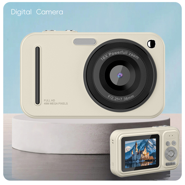 Major Photography Modes Lens Ring Manual Zoom Professional Digital Camera 4K for Vlogging Photography