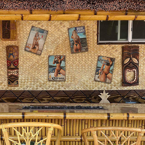 Plaque Métallique Vintage Thème Fille en Bikini Décoration Murale Rétro pour Bar, Pub, Garage, Maison de Plage, Cave à <span class=keywords><strong>Bière</strong></span>, Amateurs de <span class=keywords><strong>Bière</strong></span> - Product Image 2