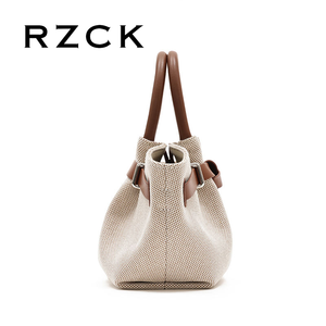 RZCK Monederos y bolsos de mano para mujer de cuero PU suave con contraste de color, bolso de mano femenino, bolso de hombro para mujeres jóvenes y niñas, bolso de mano para uso diario - Product Image 3