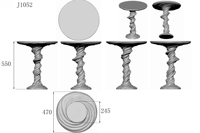 JingYue Maßgefertigte Transparente Luxuriöse Acryl-Tischplatte Umweltfreundlich Langlebig Elegant Handgefertigte Möbel für Gewerbeflächen