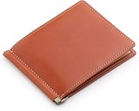 Portefeuille homme simple et compact, version homme en cuir de vachette haut de gamme, pince à billets pour dollars américains, pince à billets en cuir véritable