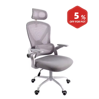 Chaise de bureau ergonomique pivotante en maille, moderne, réglable en hauteur, confortable et de style exécutif