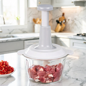 Hachoir <span class=keywords><strong>manuel</strong></span> à pression pour ail et oignon 1,5L/2L, <span class=keywords><strong>broyeur</strong></span> à viande, robot culinaire domestique – Vente en gros usine - Product Image 1