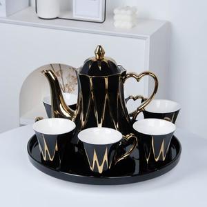 Wholesale Ceramic Tea Sets Household Water Cups High-temperature Resistant Cups for Guests - Product Image 2