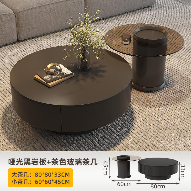 Vidrio negro-marrón mate [8060]