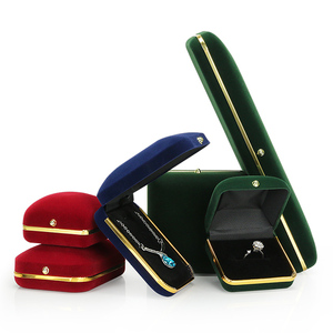 PUG Personalizzato di disegno Dei Monili del pacchetto della scatola di oro <span class=keywords><strong>argento</strong></span> timbro Logo Personalizzato Contenitore di Monili per la collana del braccialetto anello - Product Image 4