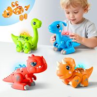 Juguete Educativo de Dinosaurio Desarmable EPT Creative STEM Learning para Niños Pequeños, Fácil de Armar, con Sonidos de Rugidos