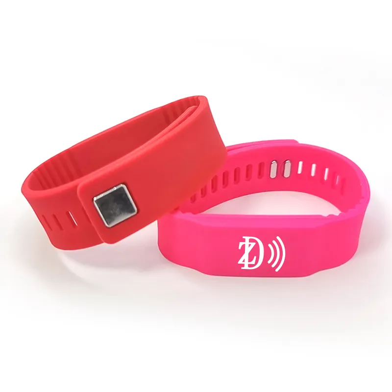 ZD-20 Programmable NFC Chip Smart Bracelet Adjustable NFC Payment Smart Wristband RFID Silicone NFC Band Customized Logo