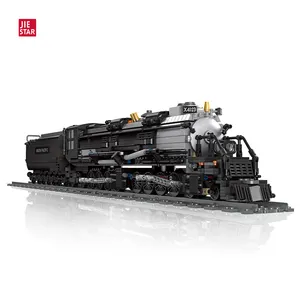 Jiestar Speelgoed 2023 Volwassen Kinderen Grote Set Diy 1608 Pcs Bigboy Stoomlocomotieven Trein Model Bouwsteen Speelgoed Voor Treinliefhebber