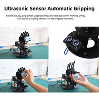 Kit de main robotique bionique éducative open source Tscinbuny ZYC0246, manipulateur robotique à cinq doigts IA multi-mode de contrôle, fini