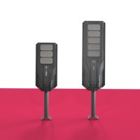 Vente en gros directe d'usine, lampadaire solaire LED intégré ABS à haut lumen 600W 1000W avec capteur de mouvement et télécommande