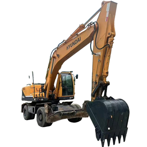 Peinture originale Hyundai R210W-9 pelleteuse sur pneus d'occasion 21 tonnes EPA CE R210 210w-7 pelleteuse d'occasion en stock - Product Image 1