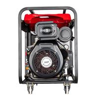 Générateur diesel à cadre ouvert d'usine 8kw 220v démarrage électrique avec roues et poignée grand réservoir AVR