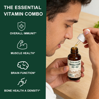 Nouveau produit phare Richtek : Gouttes de Vitamine D3 K2 liquides orales, complément de santé de haute qualité, sans huile, avec échantillon gratuit
