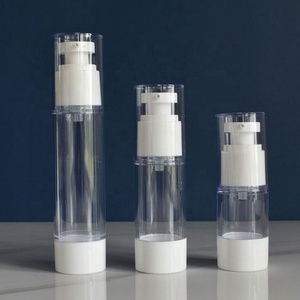 100ml 120ml Cosmetic Clear White Black Gold Airless Lotion Serum <b>Pump</b> <b>Bottle</b> With <b>Pump</b> Sprayer - Product Image 1