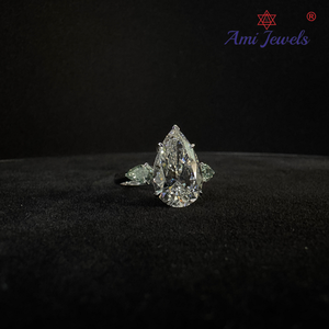 Elegante Anillo de Diamantes Cultivados en Laboratorio en Oro Blanco de 14k para Hombre y Mujer, Diseño de Joyería Fina Atemporal - Product Image 1