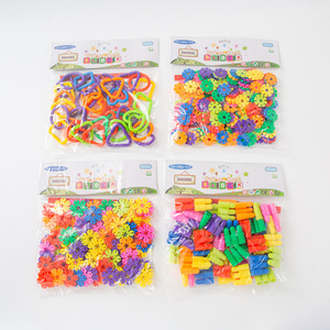 Bloques de construcción DIY de plástico de alta calidad al por mayor, juguetes educativos multiforma, modelo colorido ensamblado para niños, regalo de aprendizaje - Product Image 4
