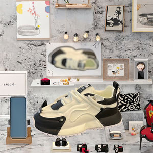 Baskets décontractées pour hommes, respirantes, en maille, anti-odeur, semelle extérieure en PVC, style papa, tendance et polyvalentes - Product Image 3