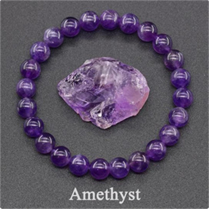 3A Natural Amethyst Beads