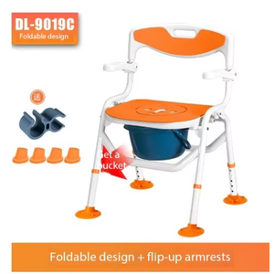 Bath Safety Rotatable Foldable Backrest Aluminium Shower Chair Seat for Elderly and Disabled - Product Image 6