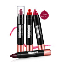 Macing-rouge à lèvres mat imperméable, parfait maquillage facile à porter, 12 couleurs