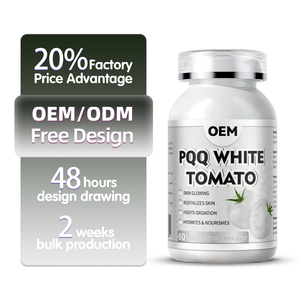 Tabletas de Tomate Blanco PQQ, Extracto Puro y Natural de Tomate Blanco, Suplemento Antioxidante y para el Brillo de la Piel, para la Energía Celular y la Defensa - Product Image 1