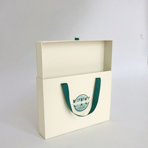 Caja de Regalo Rígida Deslizante con Logotipo Personalizado, Empaque de Cartón para Ropa, Sudadera con Capucha, Asa de Cinta, Esponja, Recubrimiento UV para Calcetines - Product Image 5
