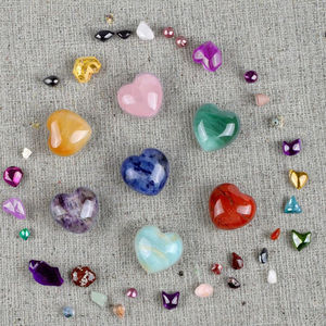 Wholesale 30*30*12mm Natural Healing Quartz <strong>Crystal</strong> <strong>Large</strong> Heart-Shaped Carved Gemstone for Jewelry Crafting Real Quartz Stone - Product Image 4