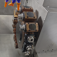 Torno CNC de Cama Inclinada de Alta Precisión CK46P-Y100 con Eje Y, Torreta de Fresado de 4 Ejes y Control Syntec