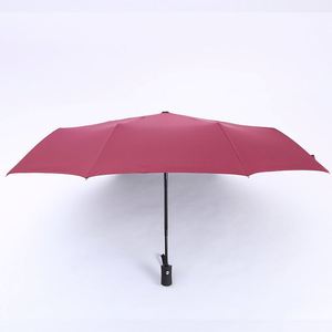 Customized Auto Open Three Folding Umbrella Custom Logo Printed for Sunnt and Rainy - Product Image 2