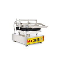 Nouvelle machine à gaufres en forme de fleur électrique 220V avec moule en acier inoxydable 304