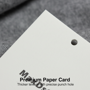 High-end Retro Style Premium Waterproof Paper Eco-friendly Hangtag Gold Foil Printed Suitable for Shoes Bags Clothing - Product Image 5