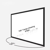 Écran de projection transparent à tissage diagonal de haute qualité, personnalisable, grand format 16:9, compatible 8K3D