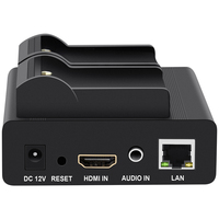 Codificador WiFi con Doble Batería, Entrada HDMI 1080P60 H.265 H.264 para Transmisión en Vivo SRT RTMP RTSP HLS