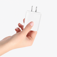 Pengisi Daya USB C GaN 65W Colokan AS Adaptor Pengisian Cepat Dua Port untuk iPhone Samsung Smartphone Tablet Laptop