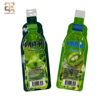 Pochette souple personnalisée en forme de bouteille, imprimée en héliogravure, 150 ml, résistante à l'humidité, pour jus, vodka et cocktails
