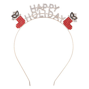Diademas Navideñas <span class=keywords><strong>de</strong></span> Estilo Mixto, Aros para el Cabello para Fiestas <span class=keywords><strong>de</strong></span> Navidad, <span class=keywords><strong>Año</strong></span> <span class=keywords><strong>Nuevo</strong></span> y Festivales, Accesorios para el Cabello - Product Image 2