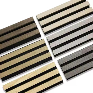 Panel insonorizado de tira de madera Natural OEM, difusor acústico de placa acústica Akupanel para grabación de sala de estar Interior moderna - Product Image 2