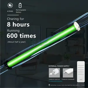 उच्च गुणवत्ता वाले बिजली Windows रोलर अंधा कर रही है के लिए छाया आउटडोर मोटर चालित निविड़ अंधकार