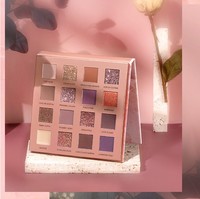 Palette de fards à paupières en poudre nacrée mate imperméable à 16 couleurs, brillante et scintillante, personnalisation OEM/ODM