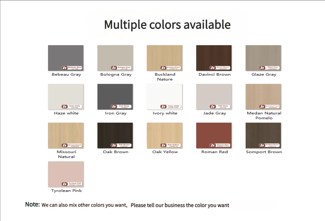 Customized colors