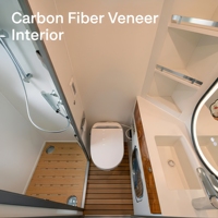 Kit de garnitures intérieures personnalisées en fibre de carbone pour camping-car, caravane, van, meuble, panneau, plateau de table, housse de volant