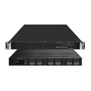 CATV Headend 8in1 אודיו MPEG2 טלוויזיה מקודדים עם השהיה נמוכה